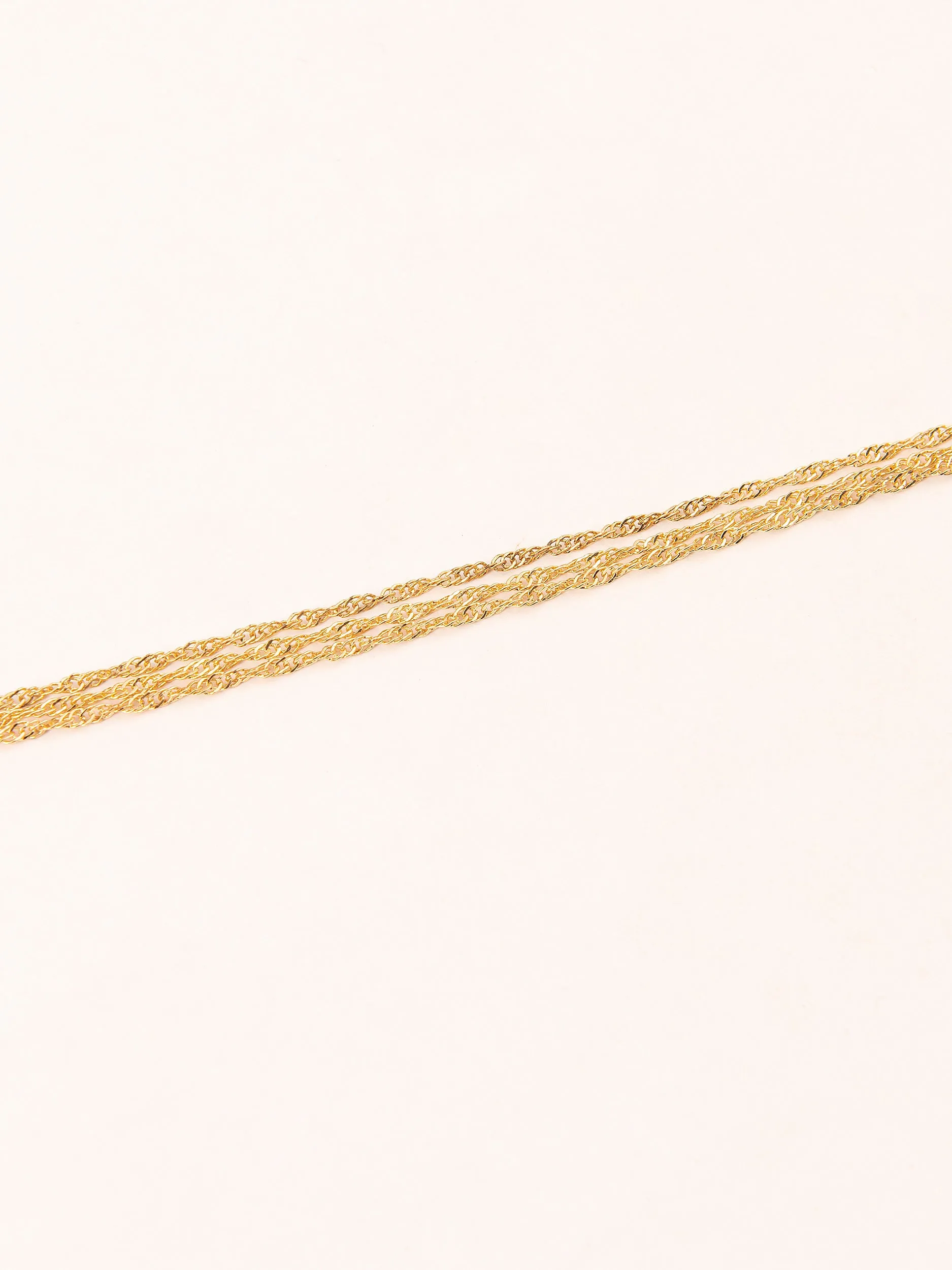 Metallic Layered Anklet