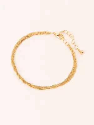 Metallic Layered Anklet