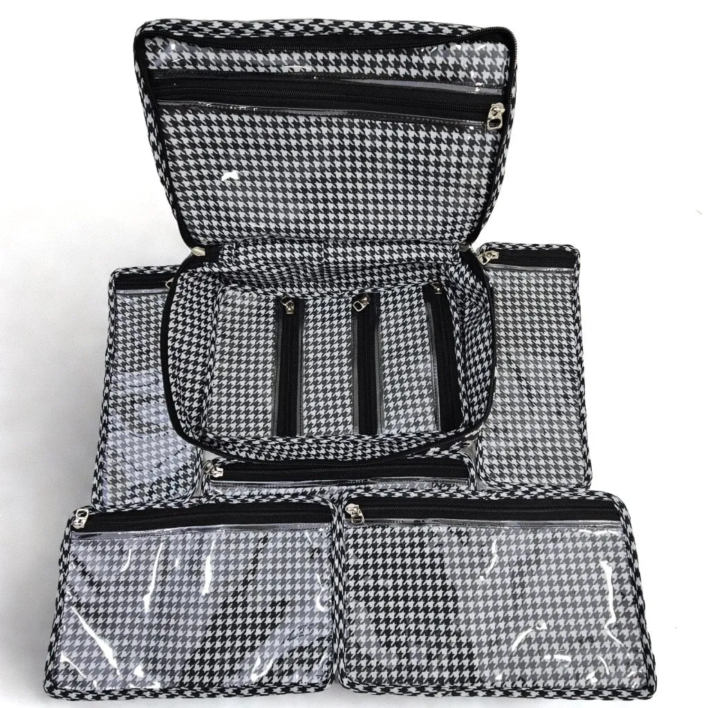 MIDNIGHT DAISY PRINT JEWELRY ORGANIZER
