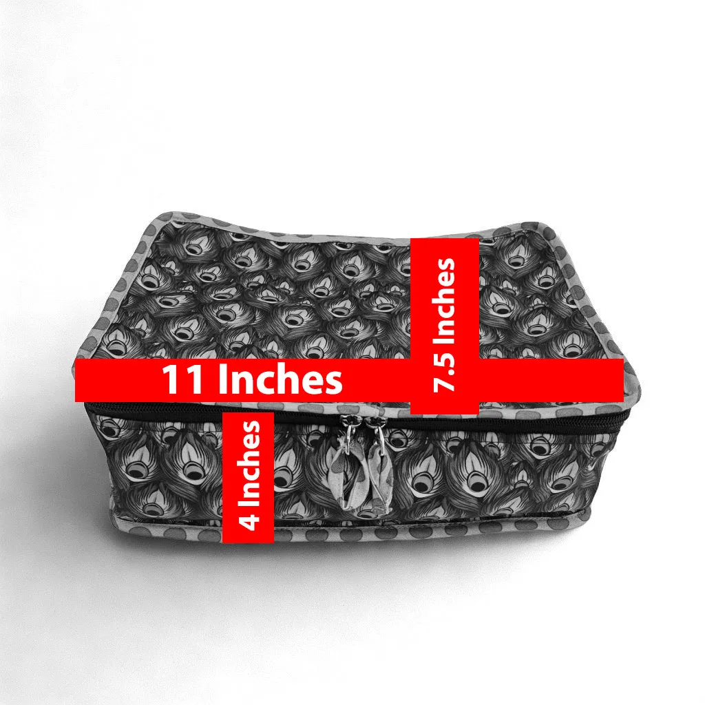 MIDNIGHT DAISY PRINT JEWELRY ORGANIZER