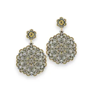 MIGUEL ASES - CRYSTAL MIYUKI EARRINGS