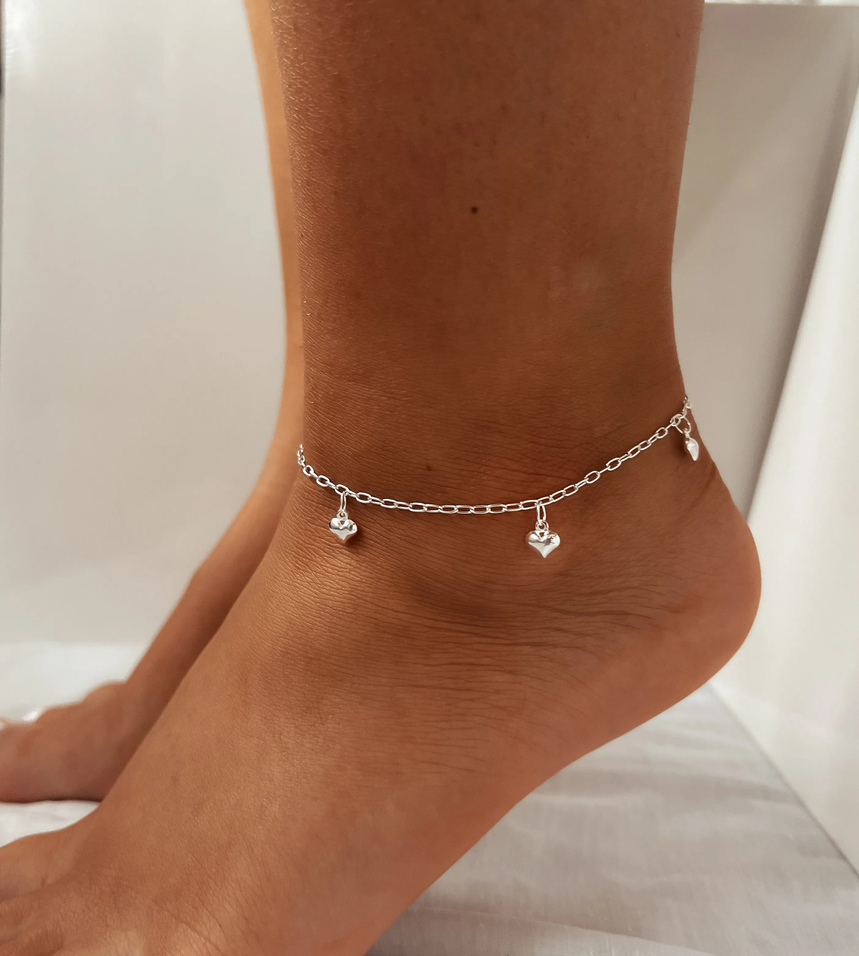 Mini Heart Anklet