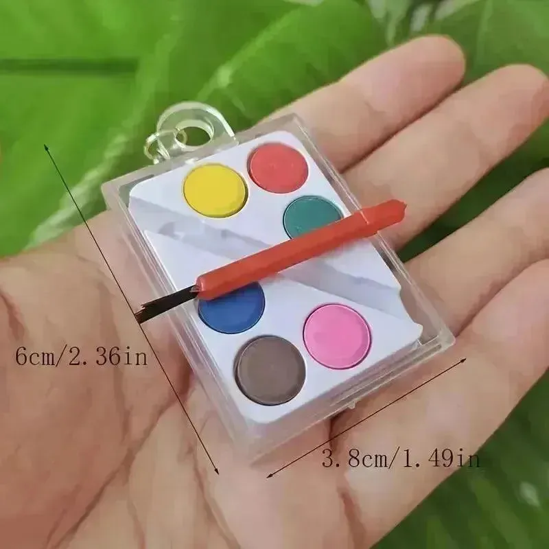 Mini Paint Brush Design Dangle Earrings
