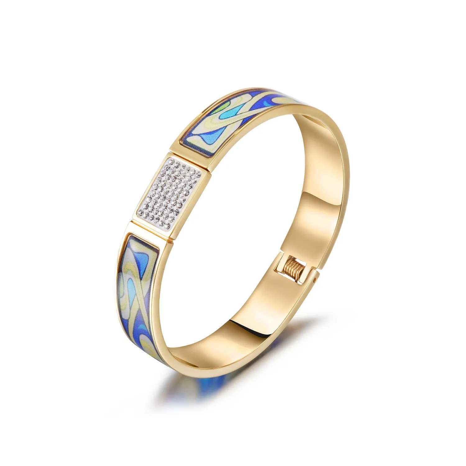 Multicolor Retro Style Bangle