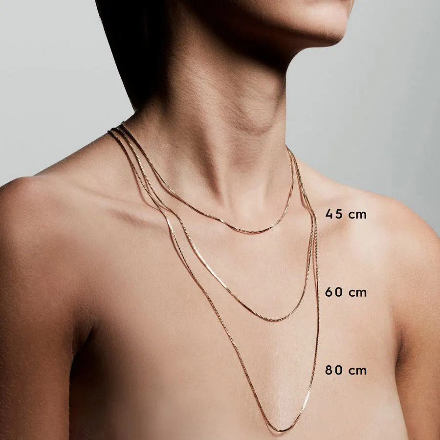 NANCY necklace 45 cm gold-plated