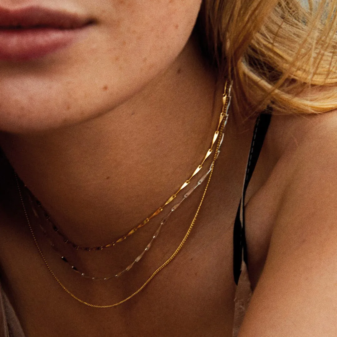 NANCY necklace 45 cm gold-plated