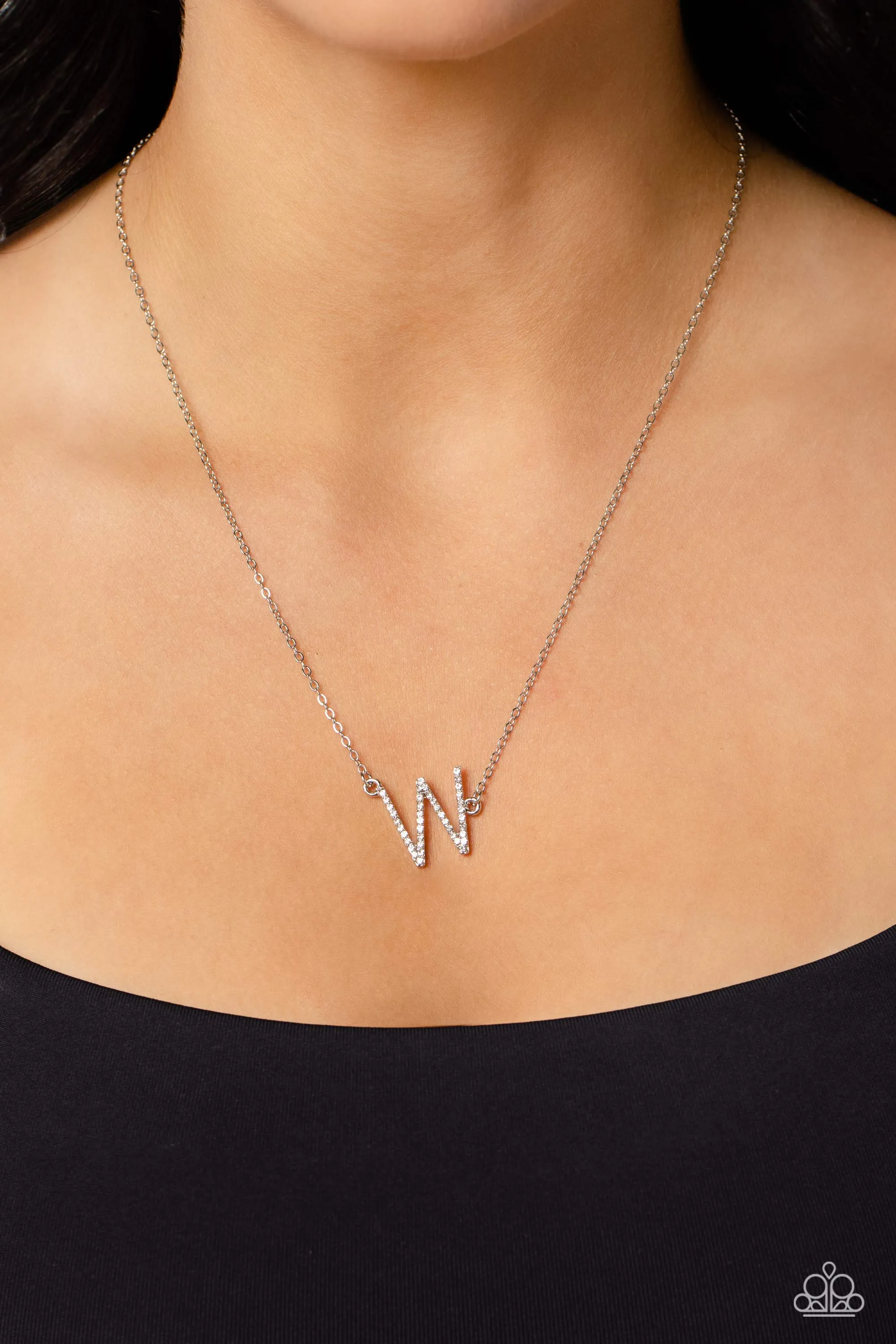 Necklaces INITIALLY Yours - W - White