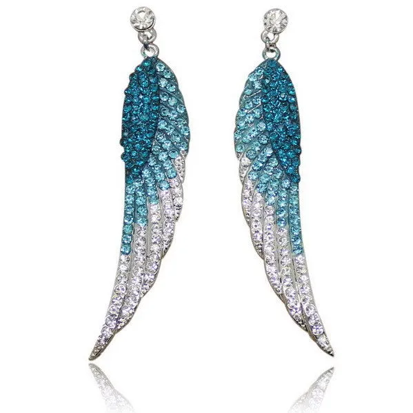 New Fashion Charm Angel earrings European style moon shape artistic earrings for women