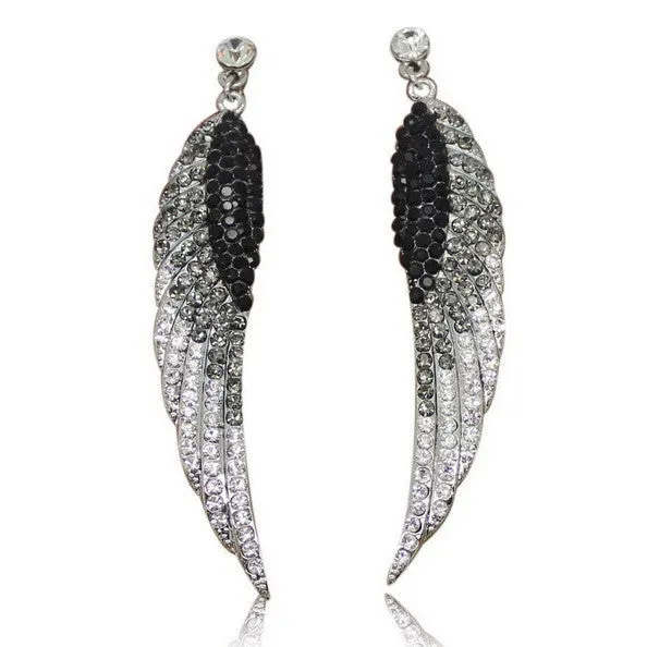 New Fashion Charm Angel earrings European style moon shape artistic earrings for women