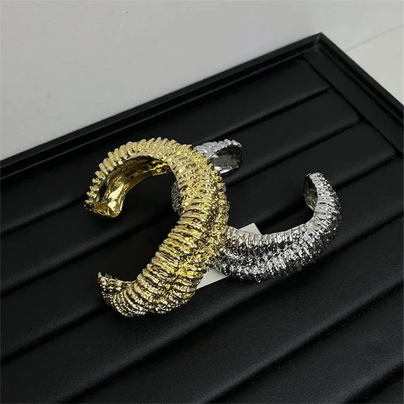 New Hyperbole Metal Open Irregular Textured Bracelets For Women -  Retro Style Personality Cuff Bracelet Jewellery