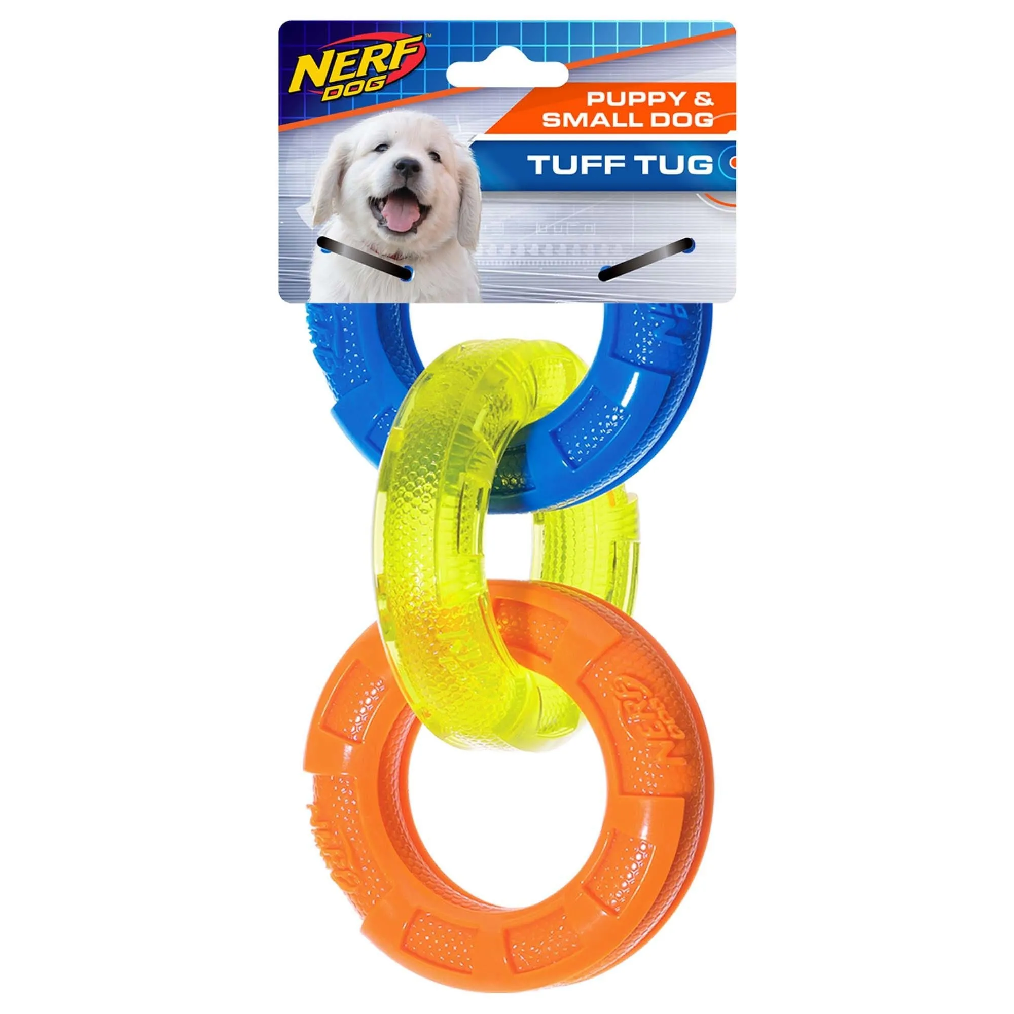 NEW NERF Dog Tuff Tug Rings