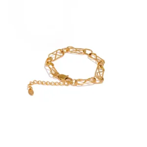 Nix Chain Bracelet - 18K Gold Coated