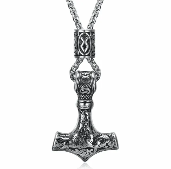Njord’s Rune - Viking Hammer Pendant by The Nevermore
