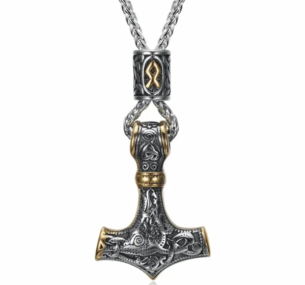 Njord’s Rune - Viking Hammer Pendant by The Nevermore