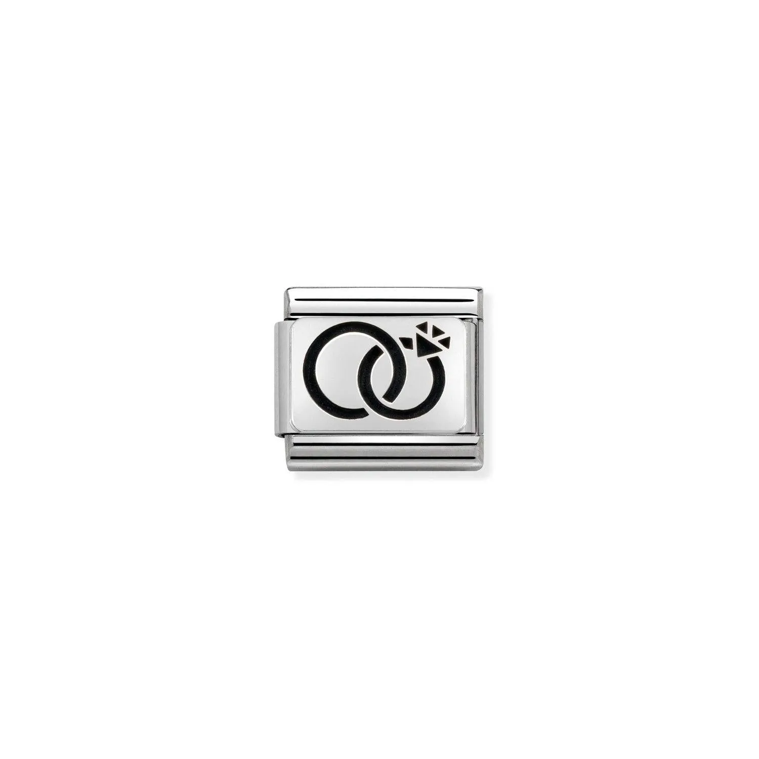 Nomination Silvershine Wedding Rings Charm
