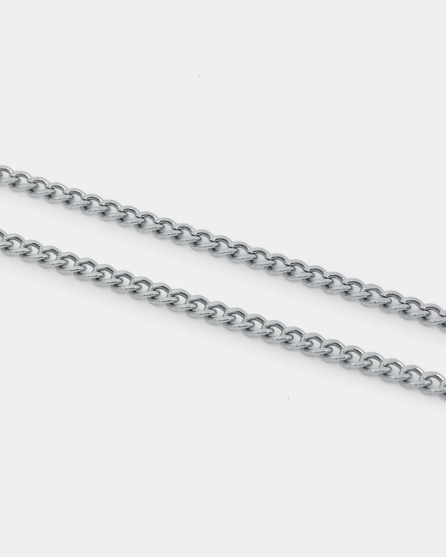NXS 3mm Micro Cuban Chain White Gold