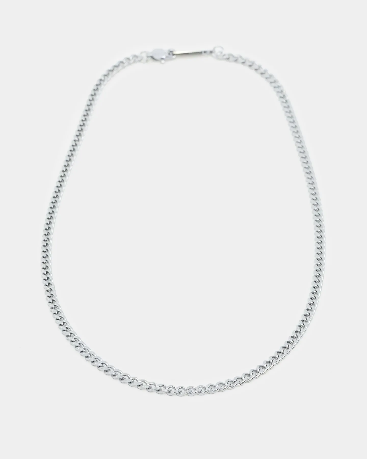 NXS 3mm Micro Cuban Chain White Gold