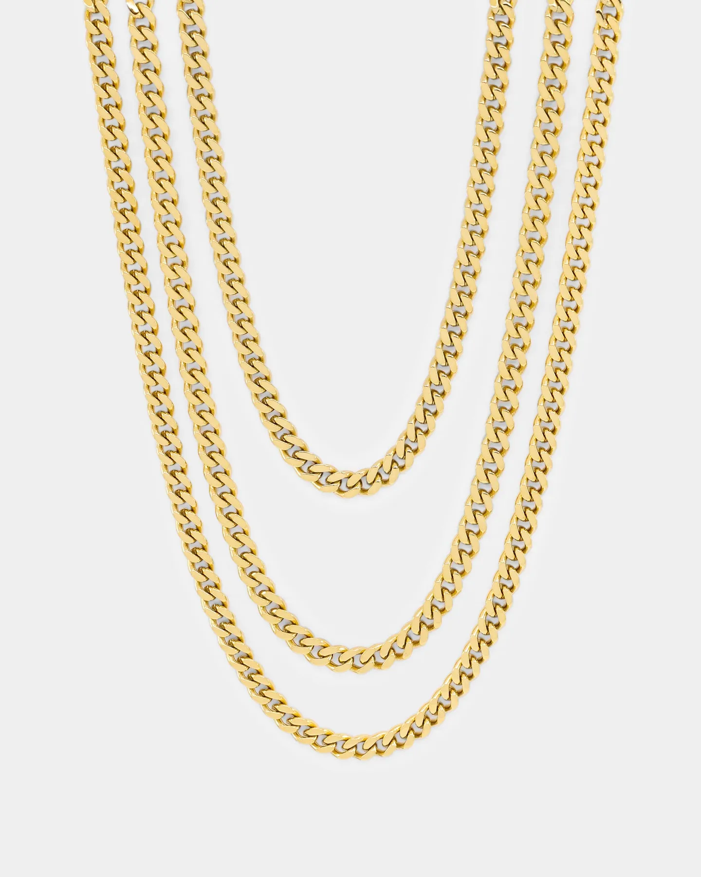 NXS 5mm Chain Link Set Gold