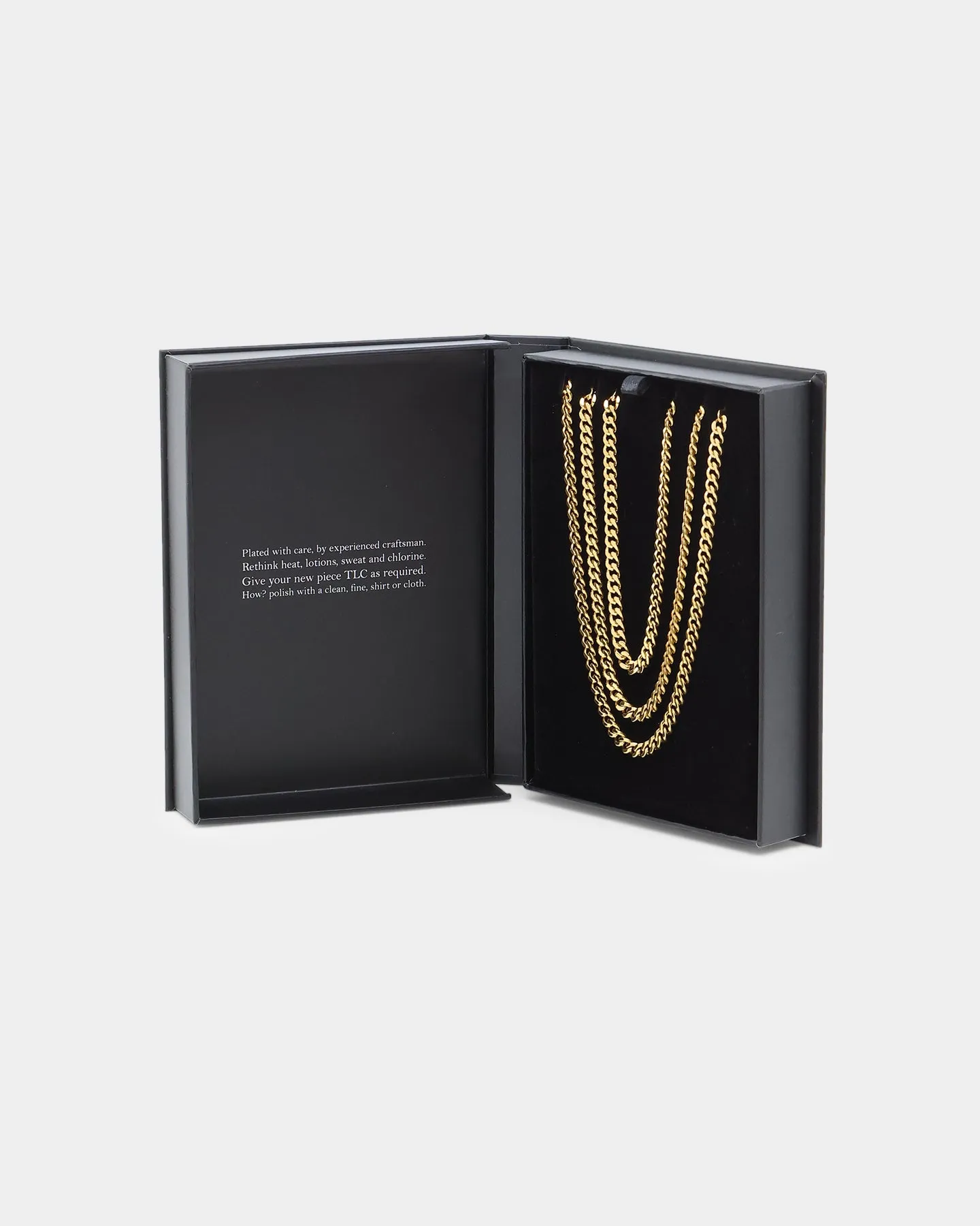 NXS 5mm Chain Link Set Gold
