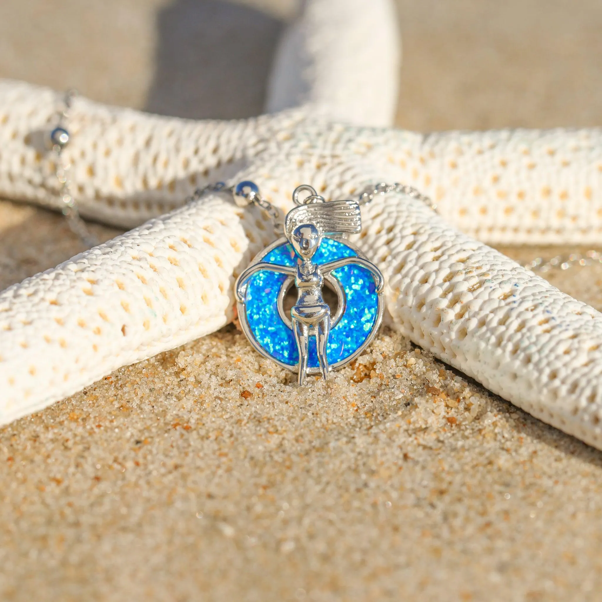 Opal Floatie Girl Anklet