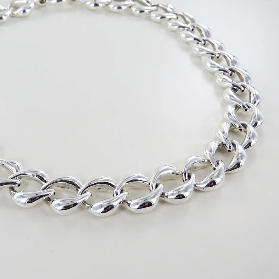 Oval Link Electroform Necklace