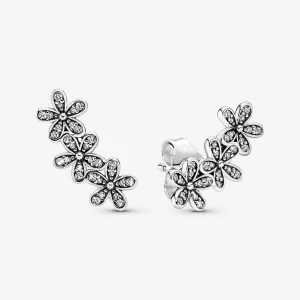 Pandora Silver Dazzling Daisy Flower Stud Earrings