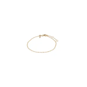 PARISA flat link chain bracelet gold-plated