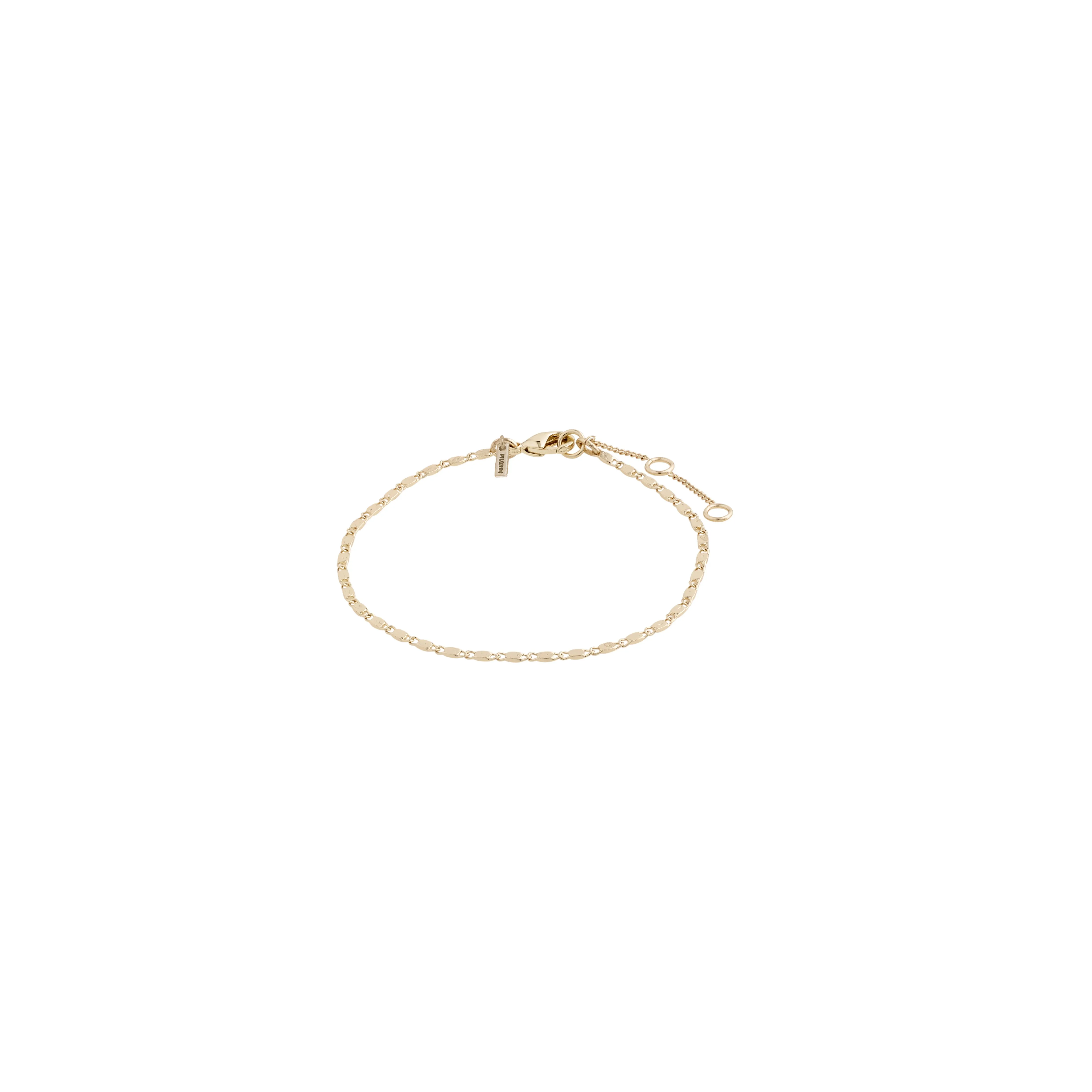 PARISA flat link chain bracelet gold-plated