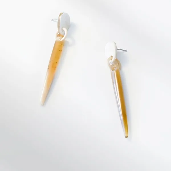 Parker Earrings :: White