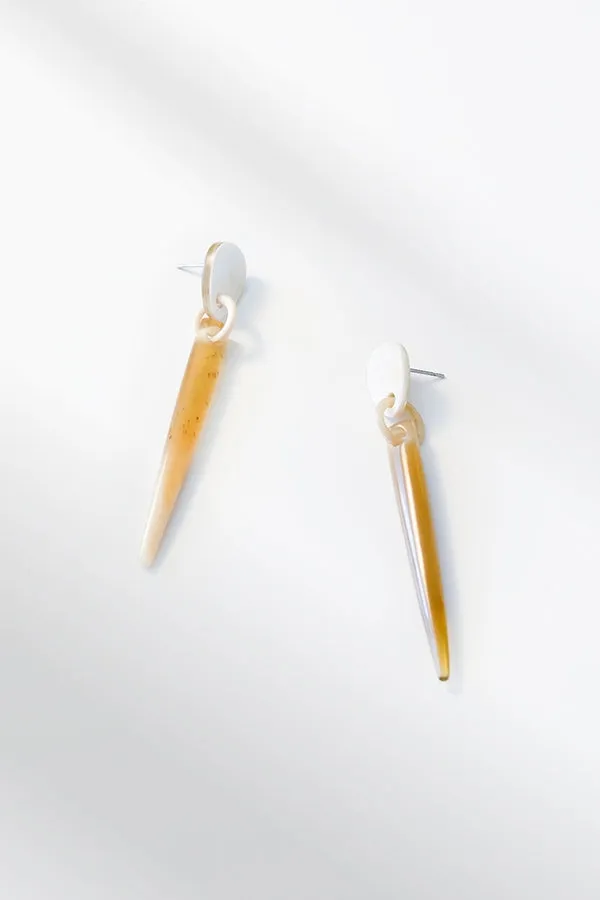 Parker Earrings :: White