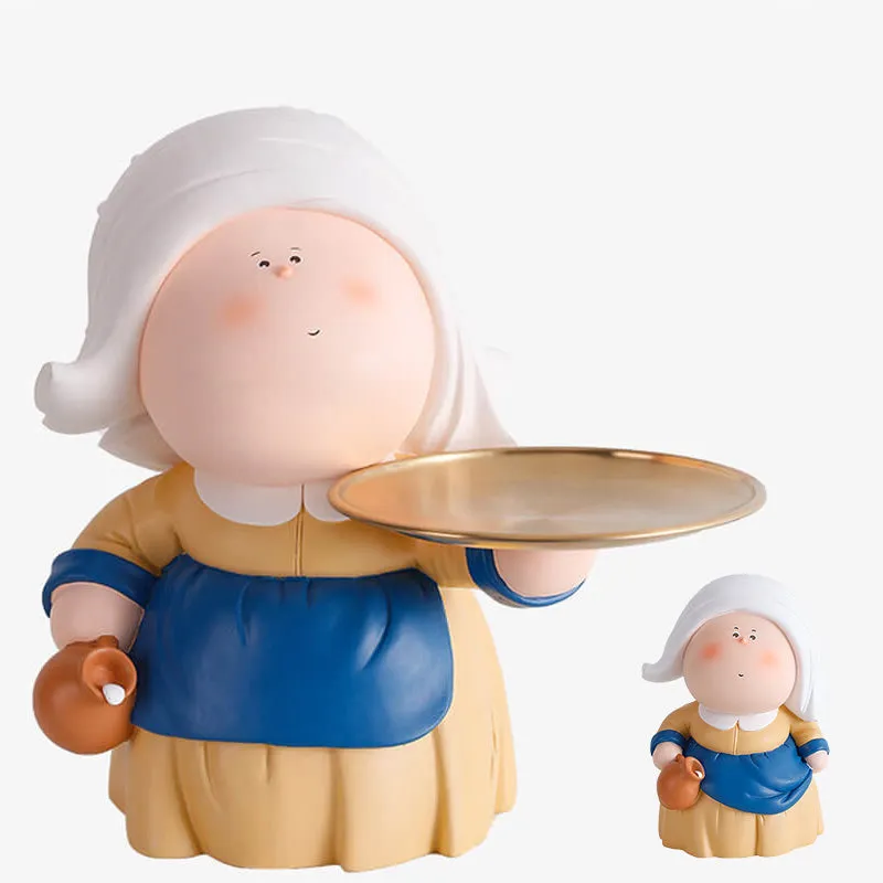 Pearl Earrings Girls' Home Storage Ornaments
