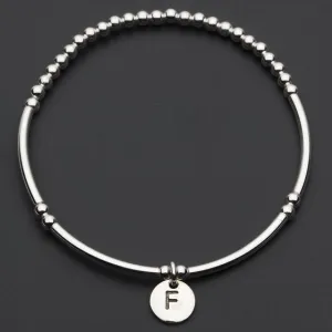 Petals Australia Sterling Silver Love Letter Bracelet - F
