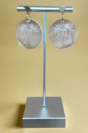 Picasso "Head Of A Woman" Earrings