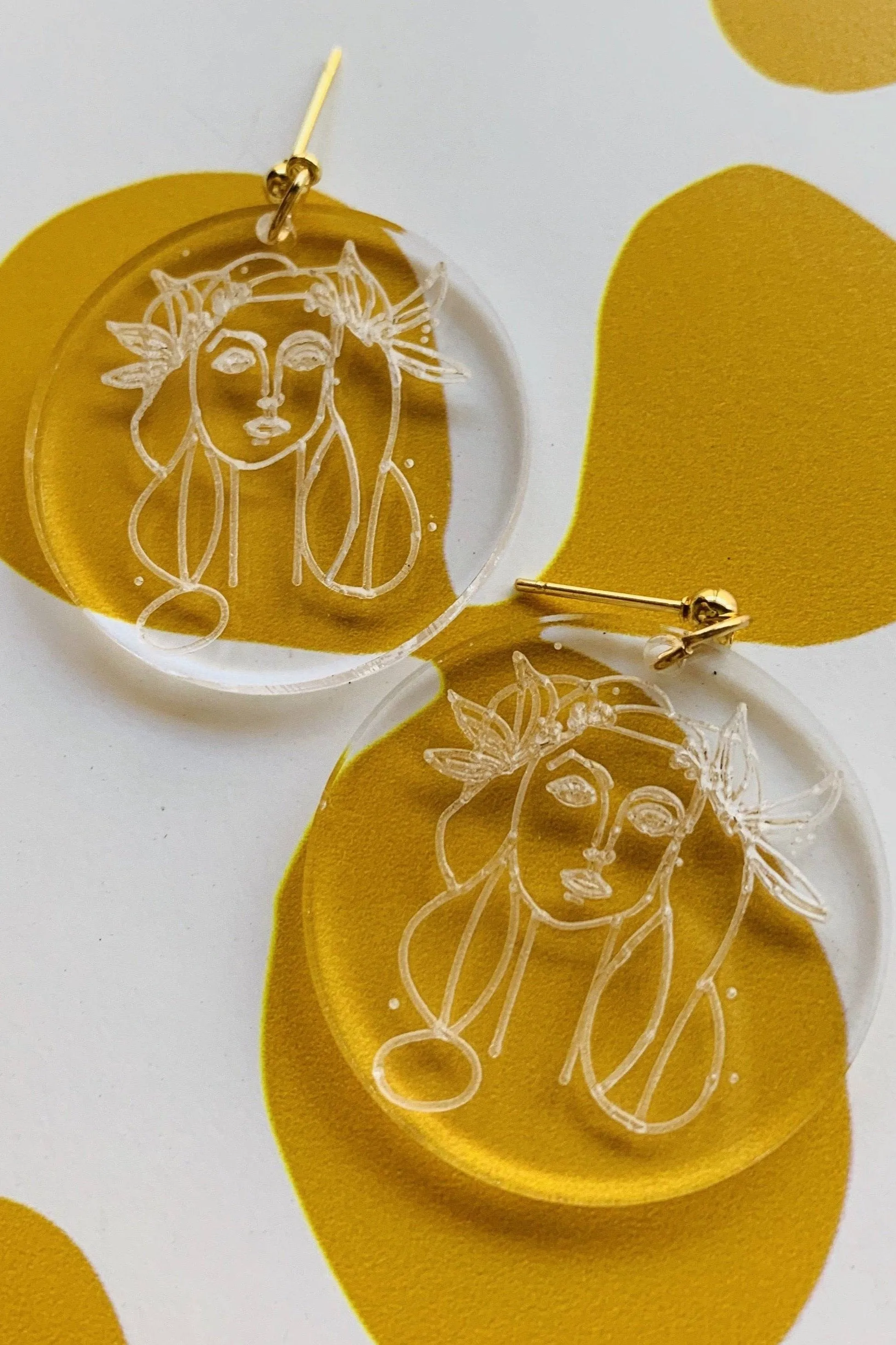 Picasso "Head Of A Woman" Earrings