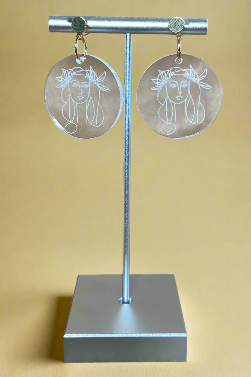 Picasso "Head Of A Woman" Earrings