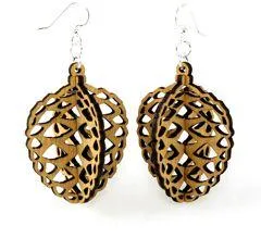 Pine Cone Earrings # 1254