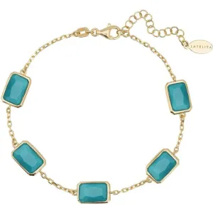 Portofino Bracelet Gold Turquoise