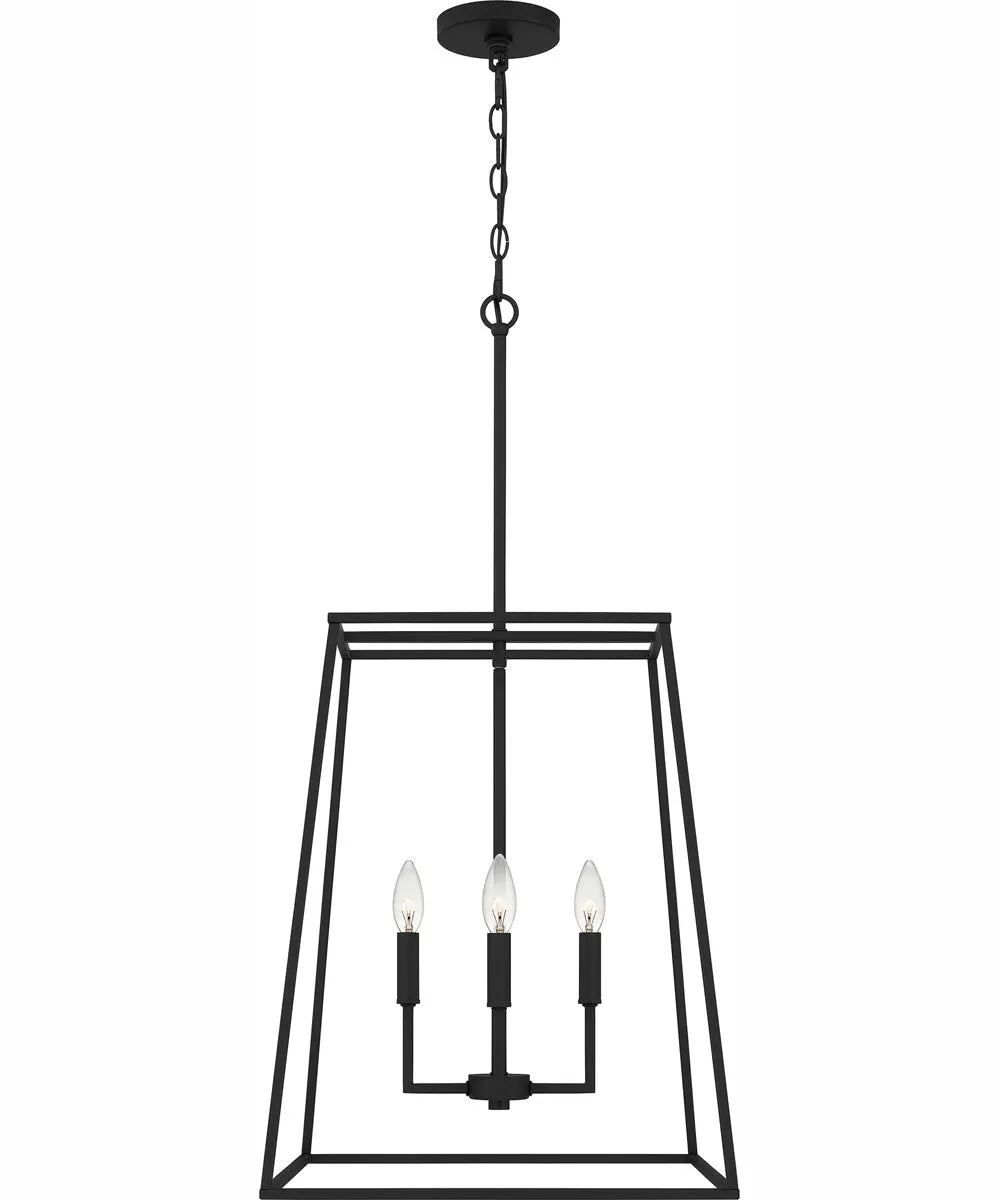 Prescott Large 4-light Pendant Matte Black