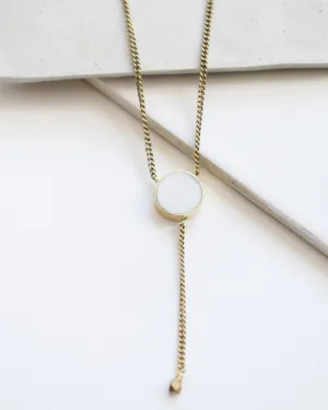 Quiet Lariat Necklace