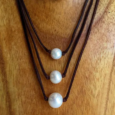 "One Love" Huge Freshwater Pearl Necklace
