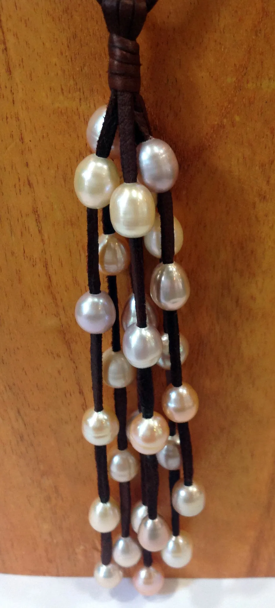 "Waterfall" Adjustable Freshwater Pearl Necklace