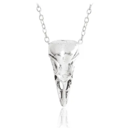 Raven Cranium - Gothic Pendant Necklace by The Nevermore