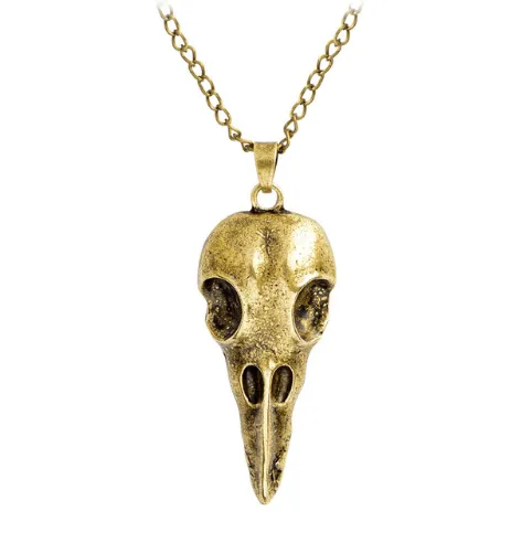 Raven Cranium - Gothic Pendant Necklace by The Nevermore