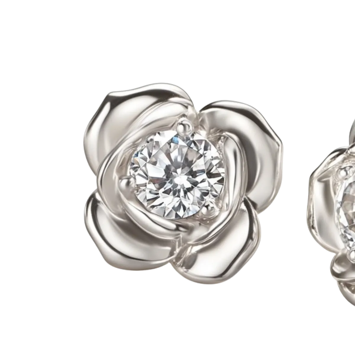 Rosebud Stud Earrings