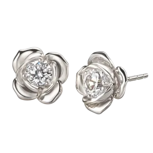 Rosebud Stud Earrings