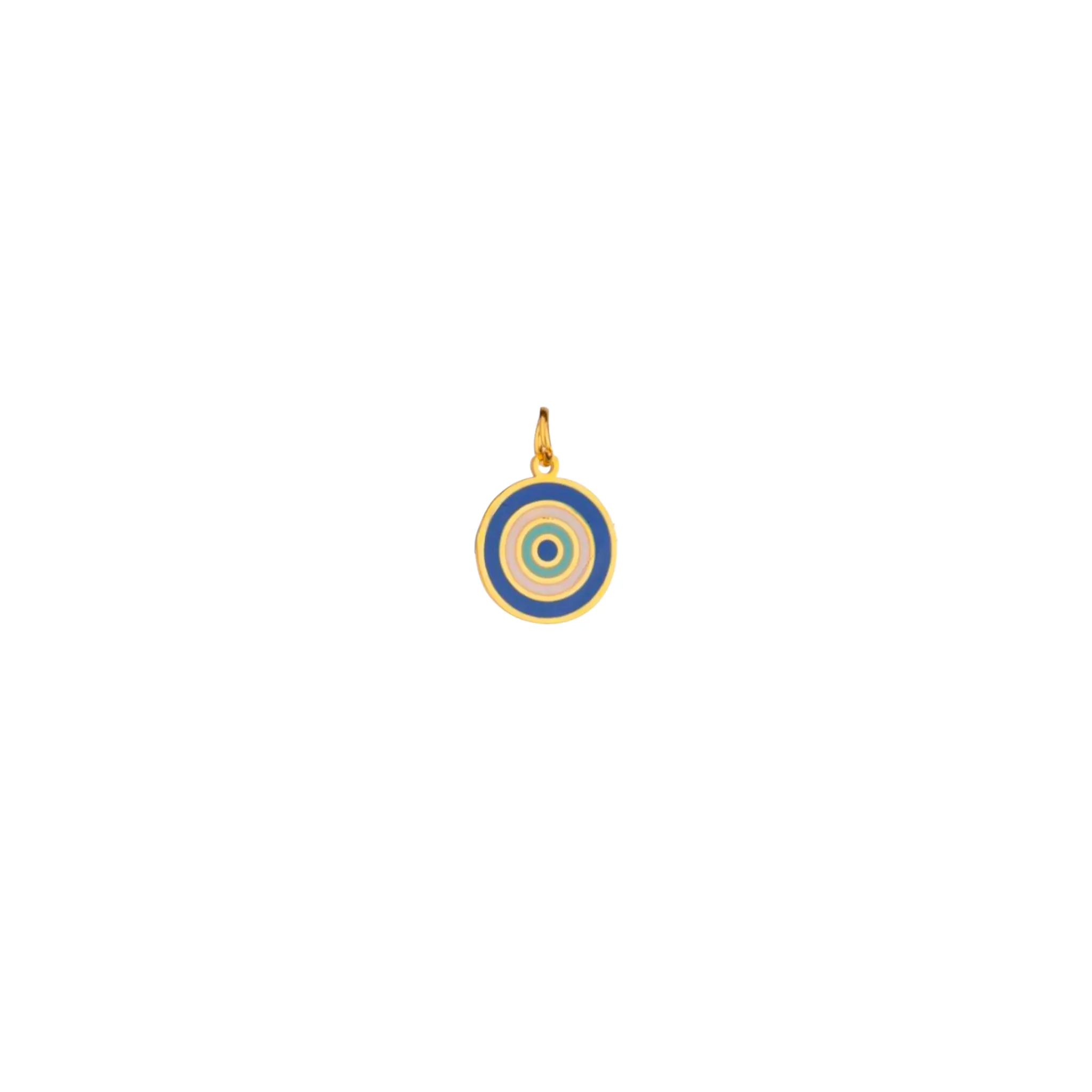 Round Evil Eye Pendant
