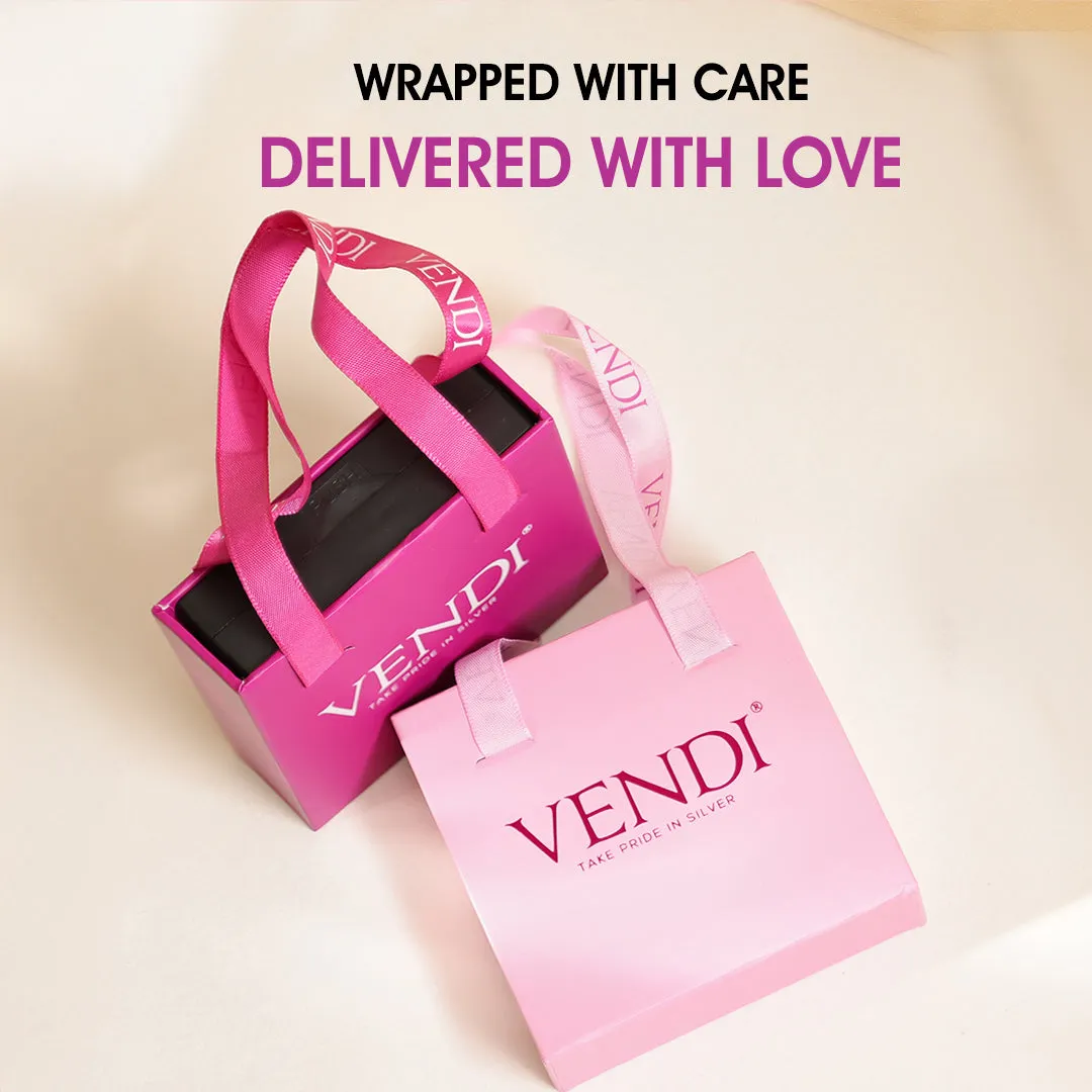 Sculpted Love Infinity Rhodium Plated 925 Pendants