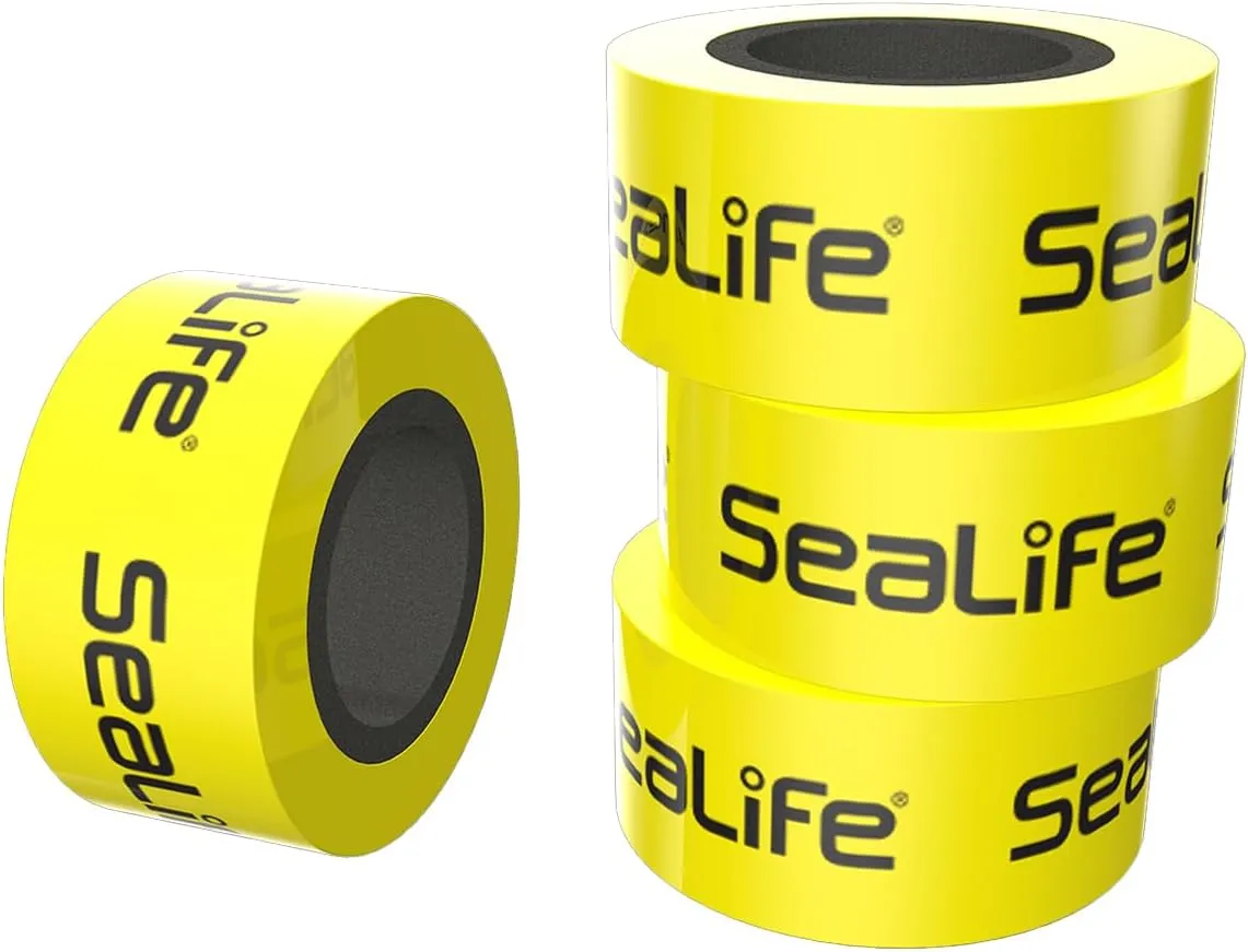 Sealife Underwater Camera Floatation Rings for SeaLife Underwater Cameras and Sea Dragon Lights, Designed for More Ease and Comfort