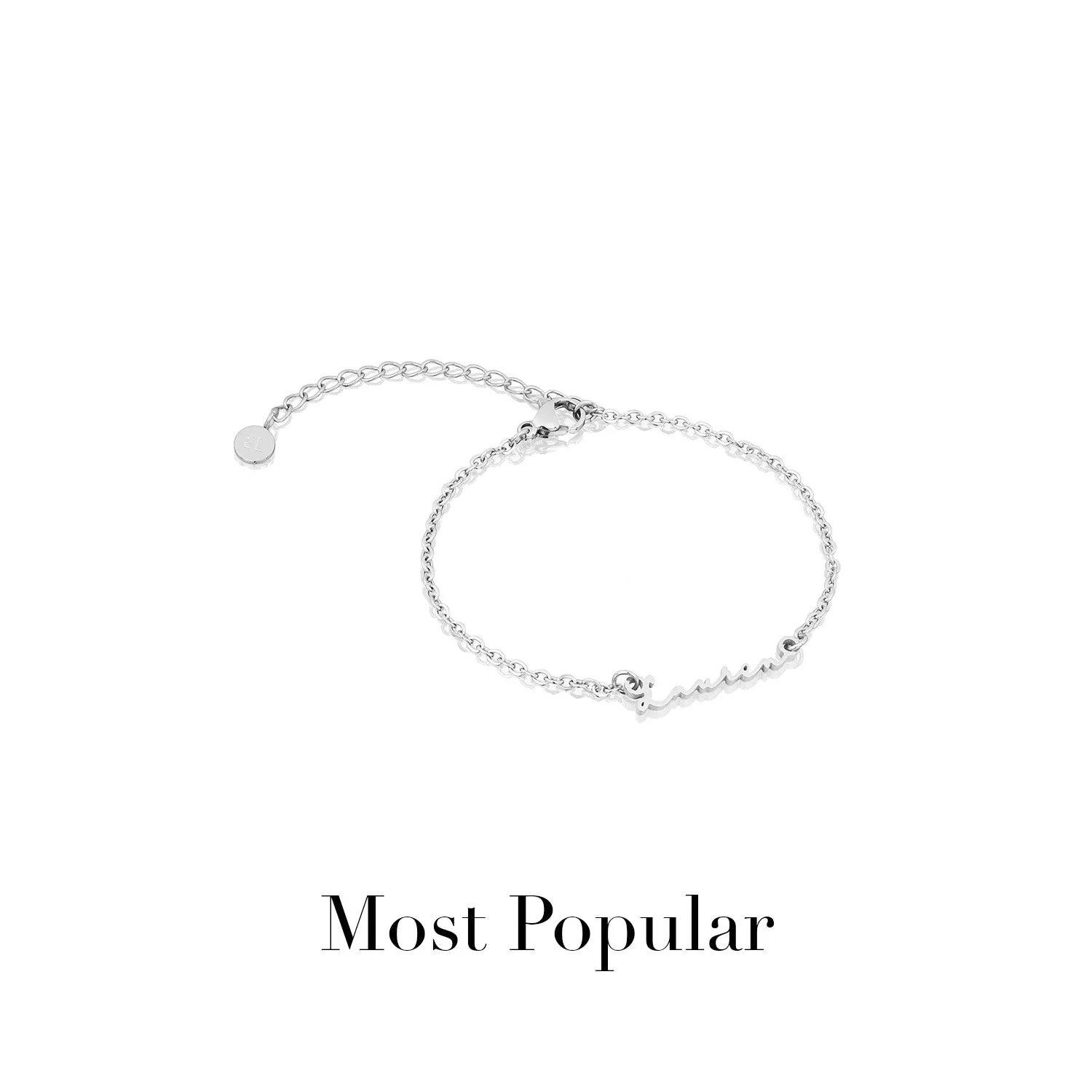 Signature Name Anklet (Silver)