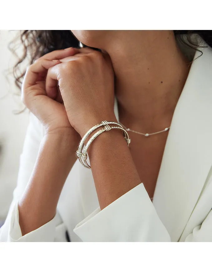Silver Amarres Bangle 64mm